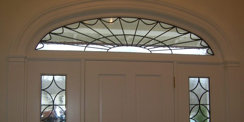 Leaded Window - Curved Transom